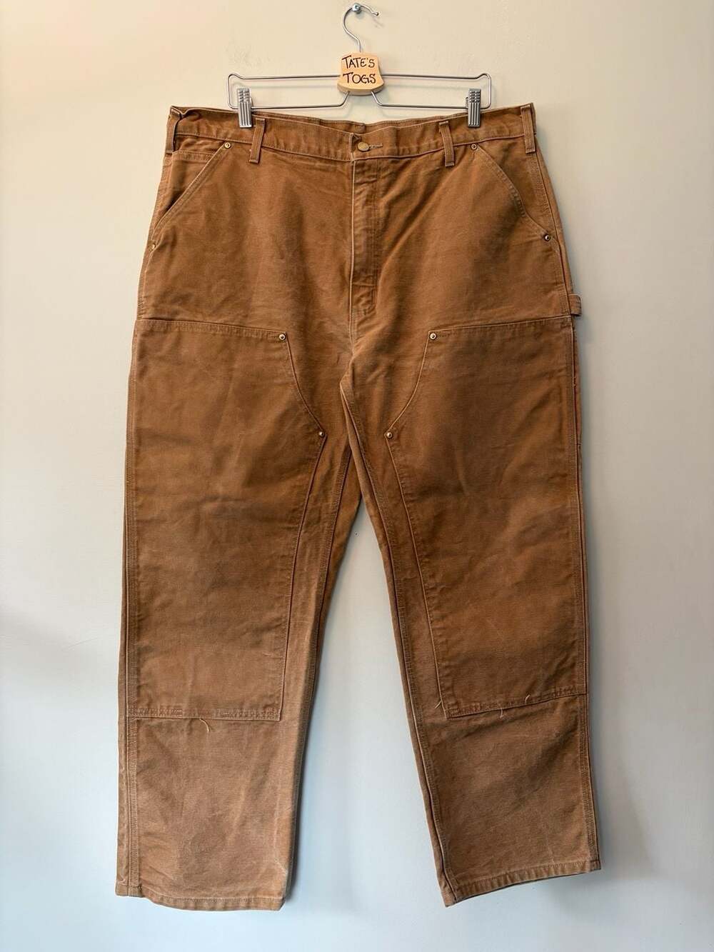 Vintage Carhartt Double Knee Duck Canvas Work Pants